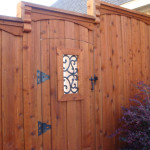 Absolutely Bushed Landscaping cedar iron fence