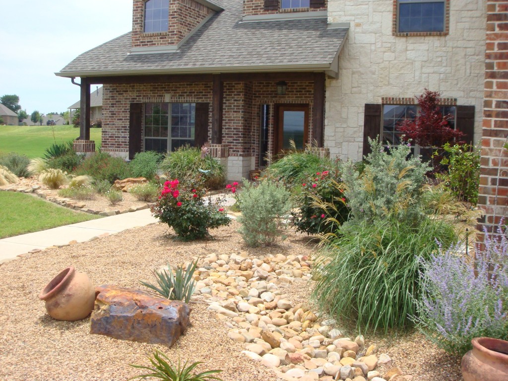 survive water restrictions in North Texas, xeriscaping