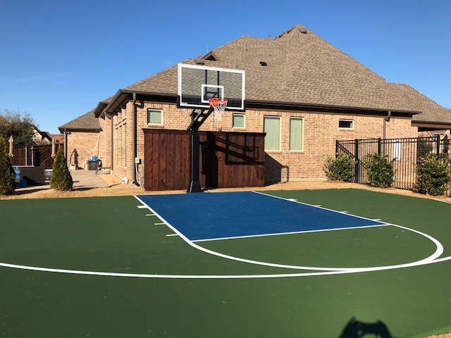 backyard basketball courts